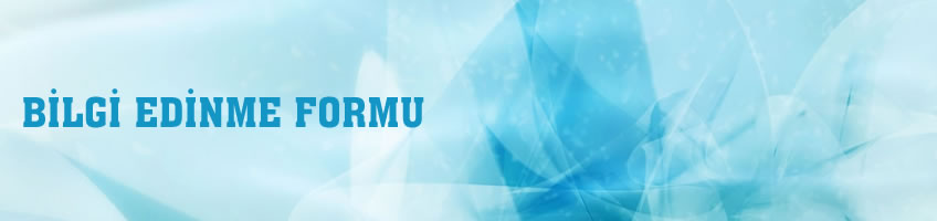Bilgi Edinme Formu