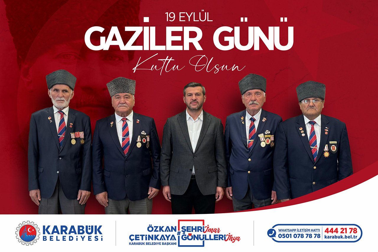Başkan Çetinkaya’dan 19 Eylül Gaziler Günü Mesajı