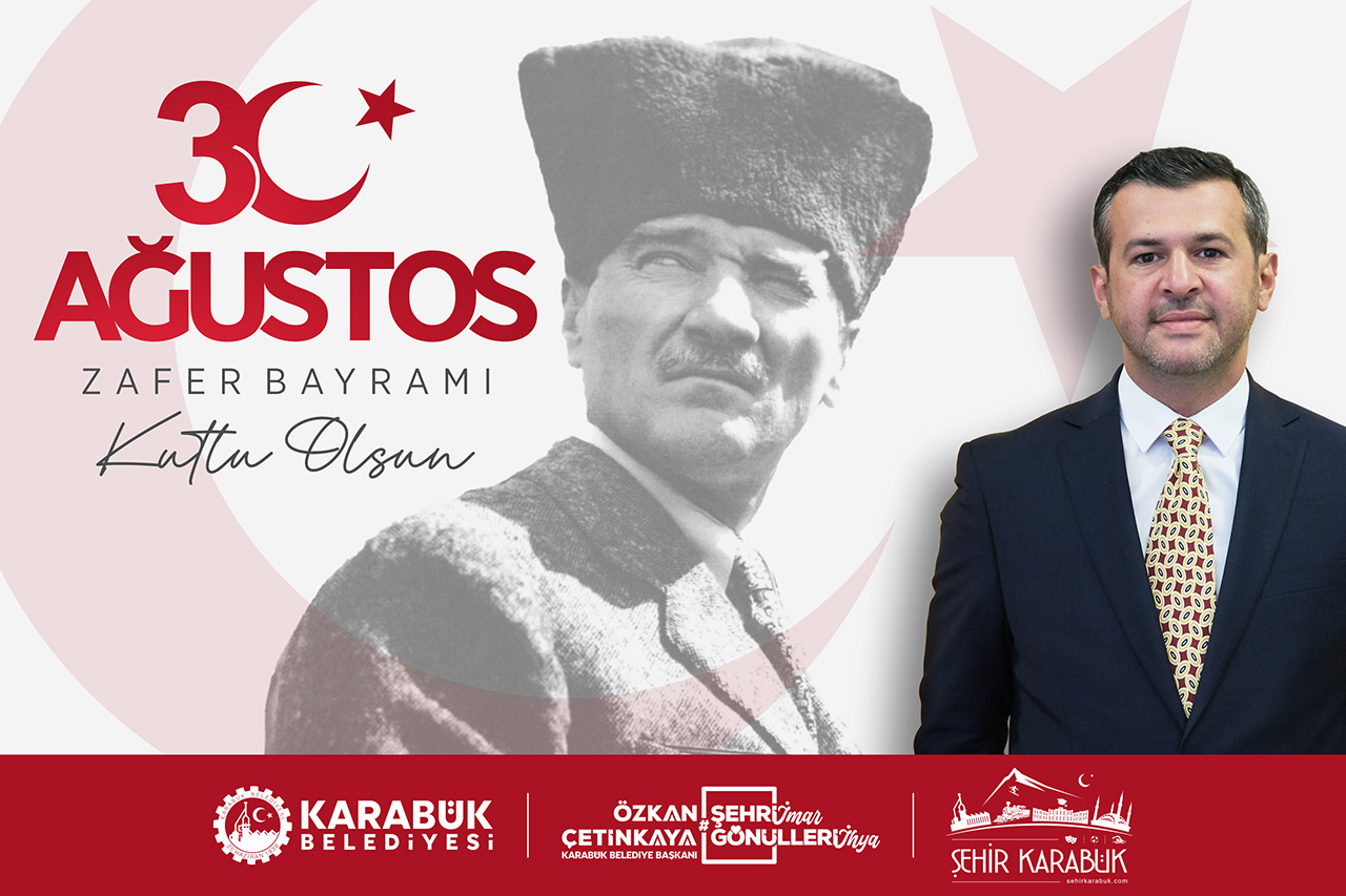 Başkan Çetinkaya’dan 30 Ağustos Zafer Bayramı Mesajı