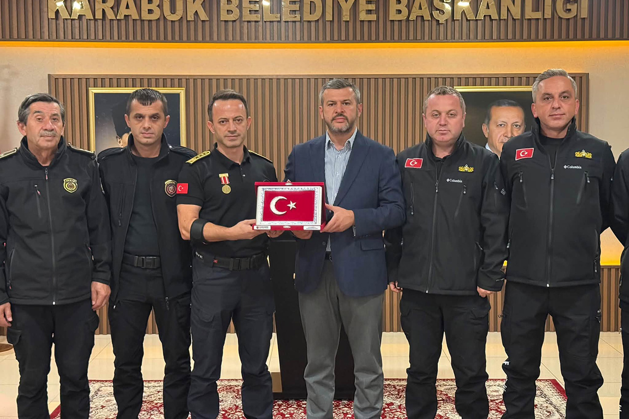 İtfaiye Haftası’nda Başkan Çetinkaya’ya Ziyaret