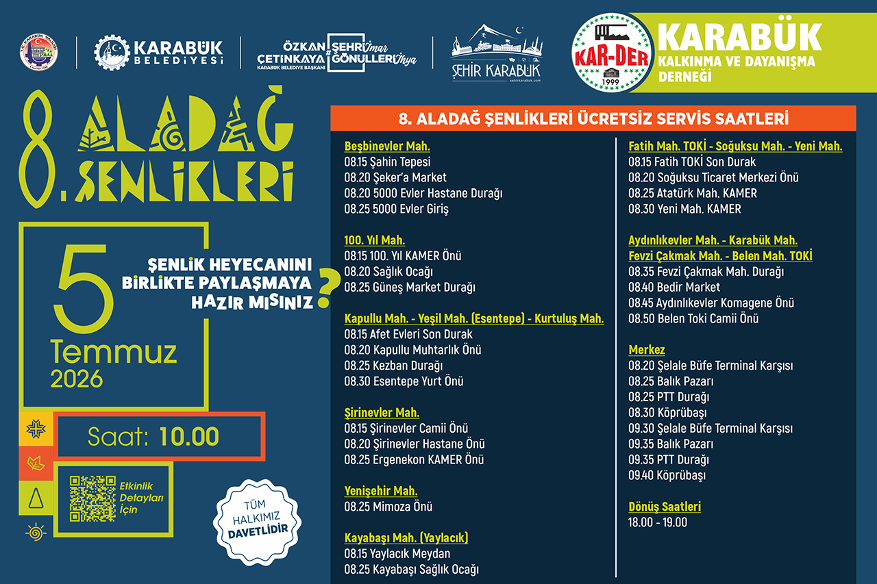 Karabük Hazır mıyız? 8. Aladağ Şenlikleri’nde Buluşuyoruz!