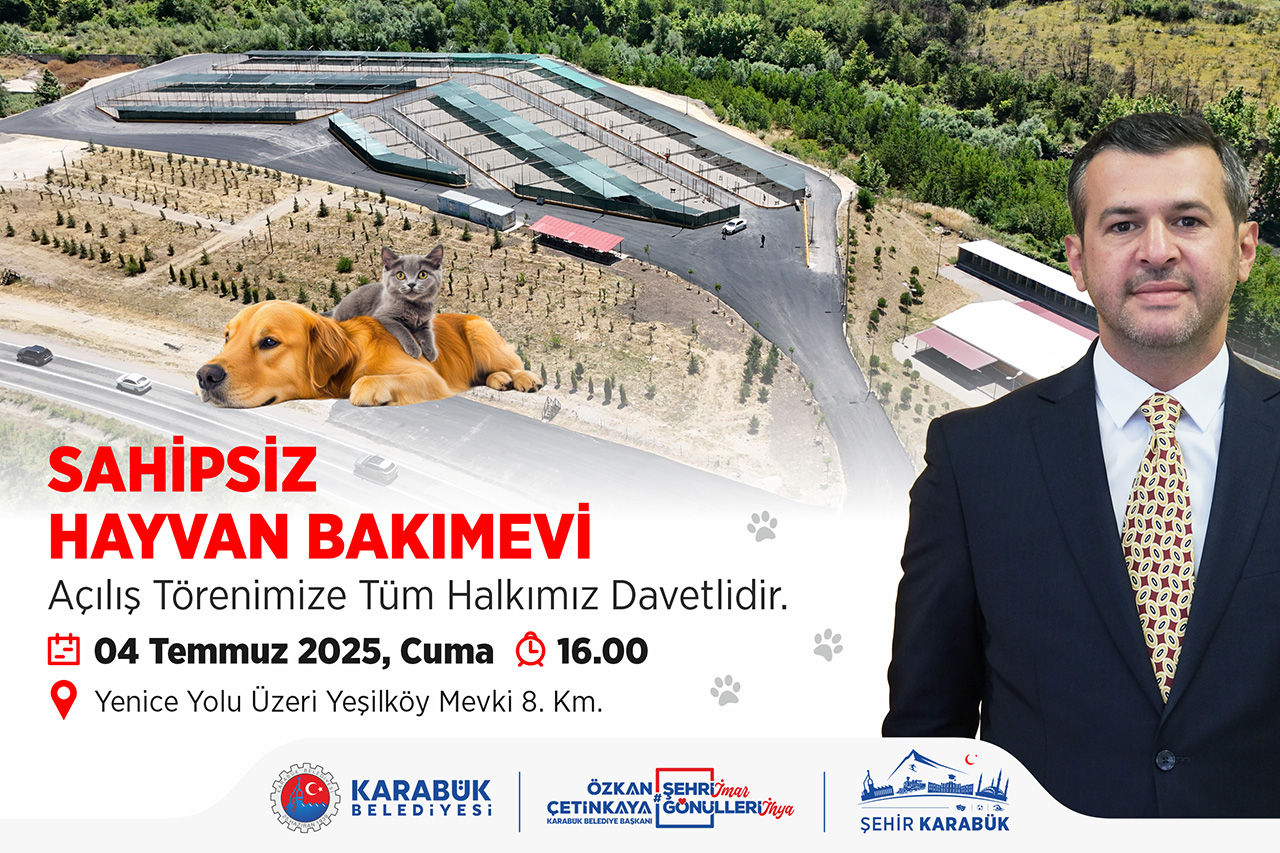 Karabük Belediyesi Sahipsiz Hayvan Bakımevi Açılıyor