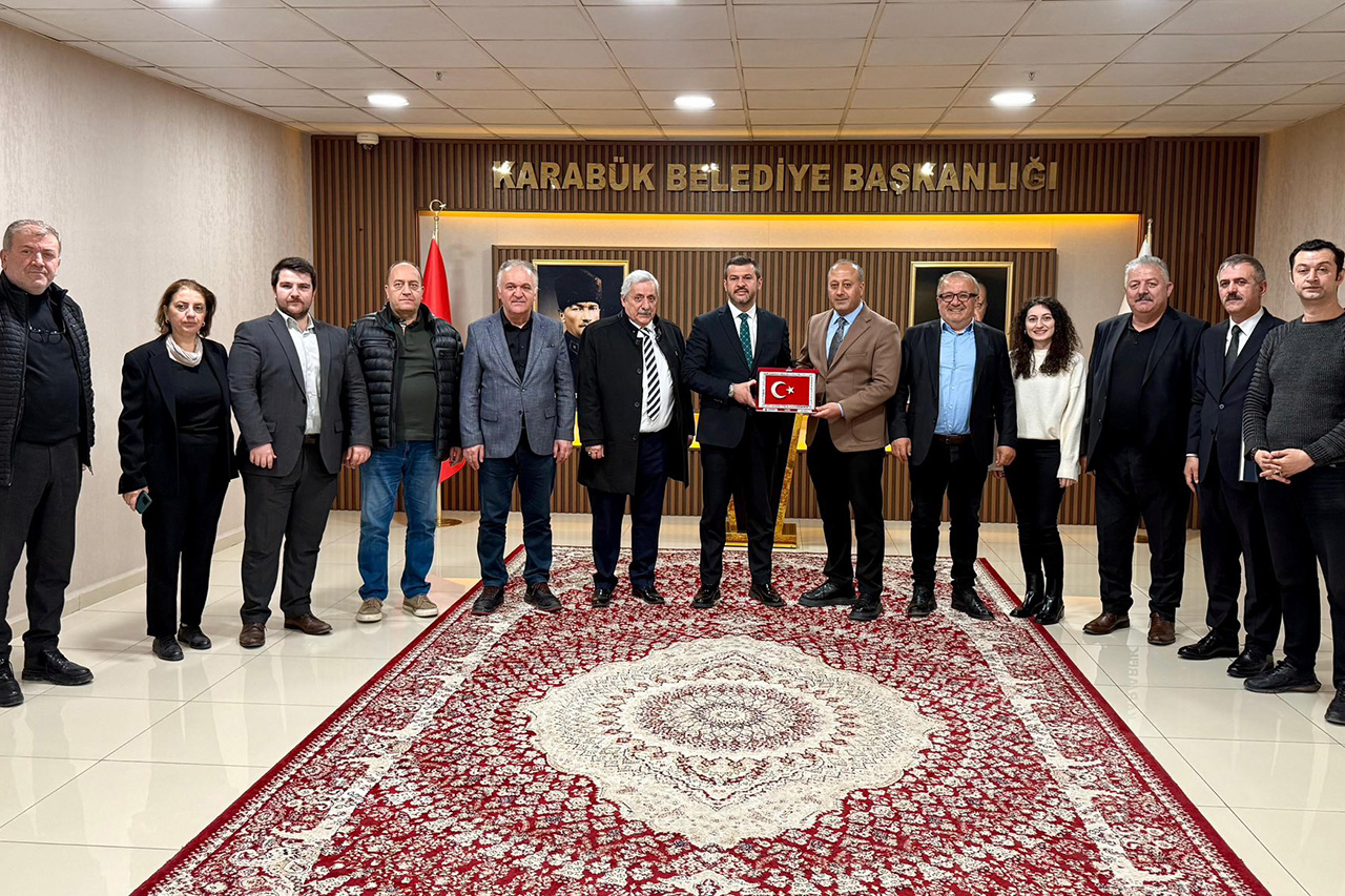 Çelik ve Karabük Basın Camiası Temsilcilerinden Başkan Çetinkaya’ya Ziyaret