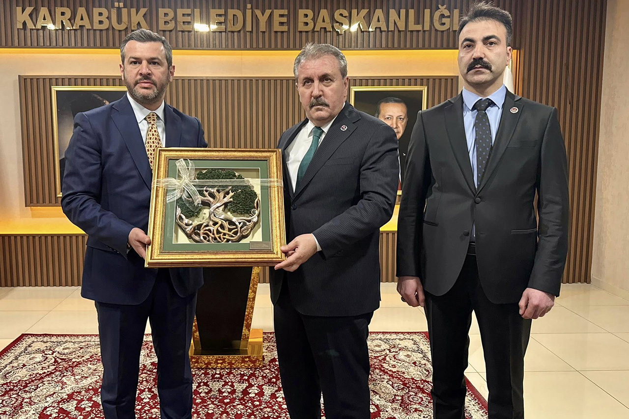 Büyük Birlik Partisi Genel Başkanı Sayın Mustafa Destici’den Başkan Çetinkaya’ya Ziyaret