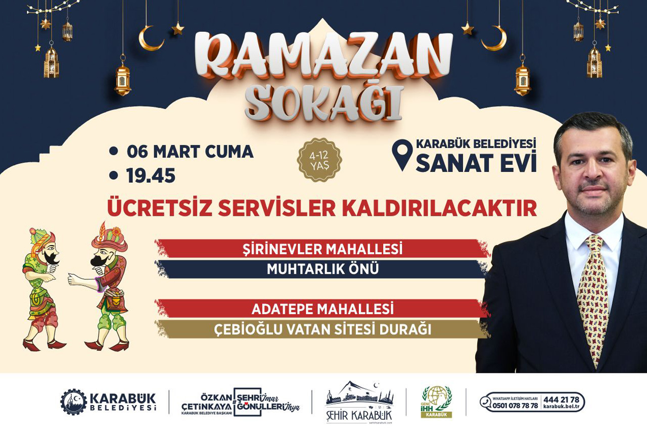 Karabük’te Ramazan Sokağı Coşkusu Devam Ediyor