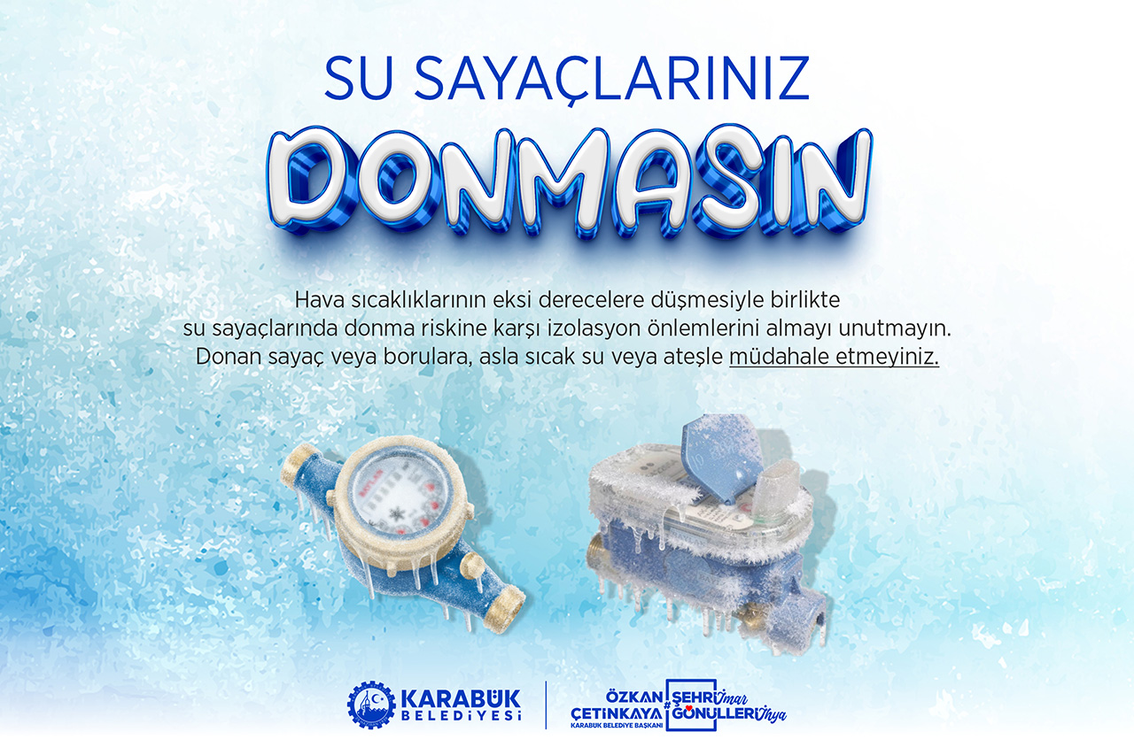 Su Sayaçlarınızı Donmaya Karşı Koruyun