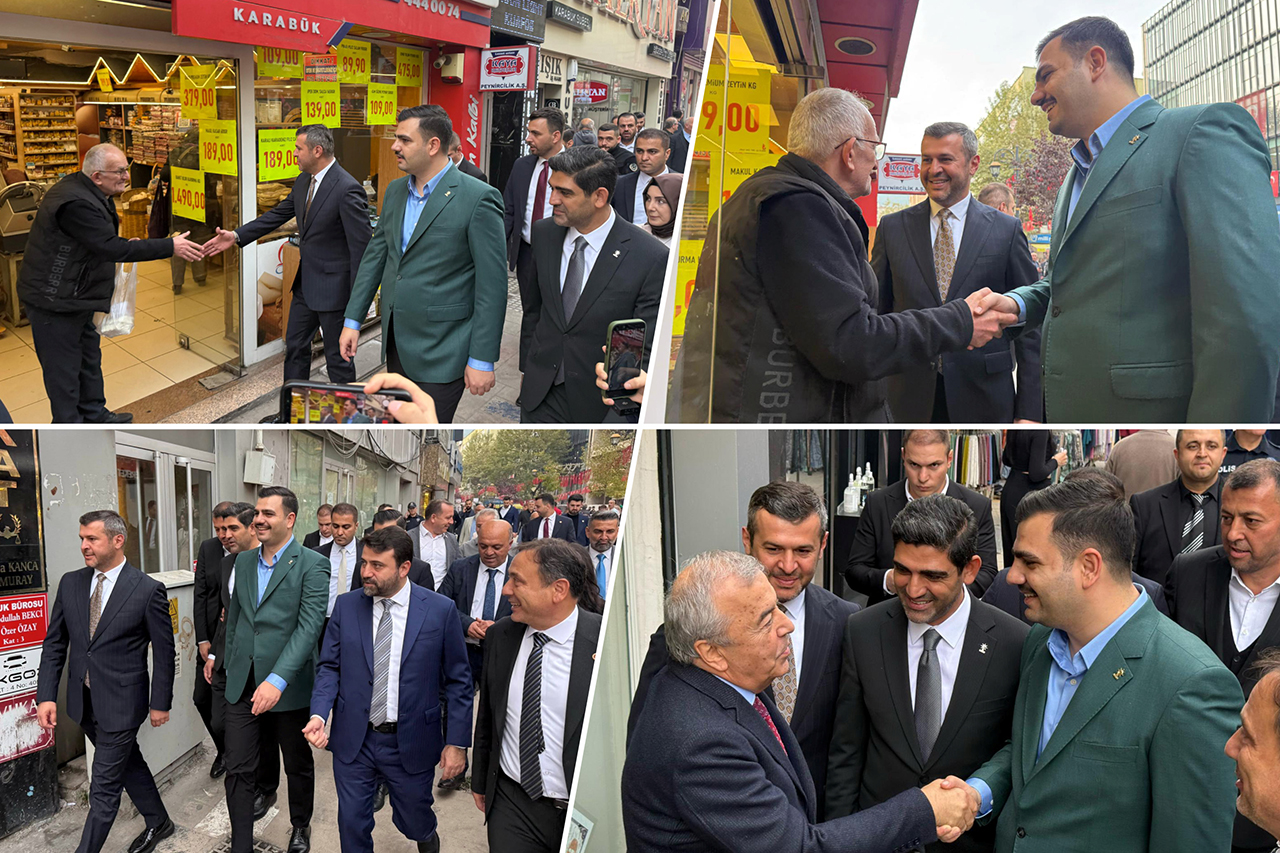 AK Parti Genel Sekreteri İnan ve Başkan Çetinkaya’dan Esnaf Ziyareti