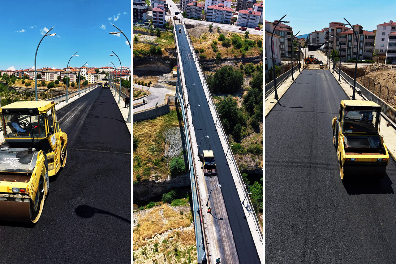 Kanyon Köprü’de Asfalt Çalışmaları Başladı