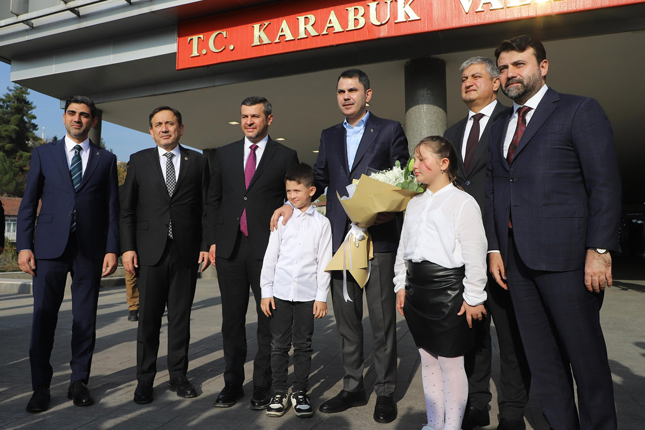 Çevre, Şehircilik ve İklim Değişikliği Bakanımız Sayın Murat Kurum Karabük’te