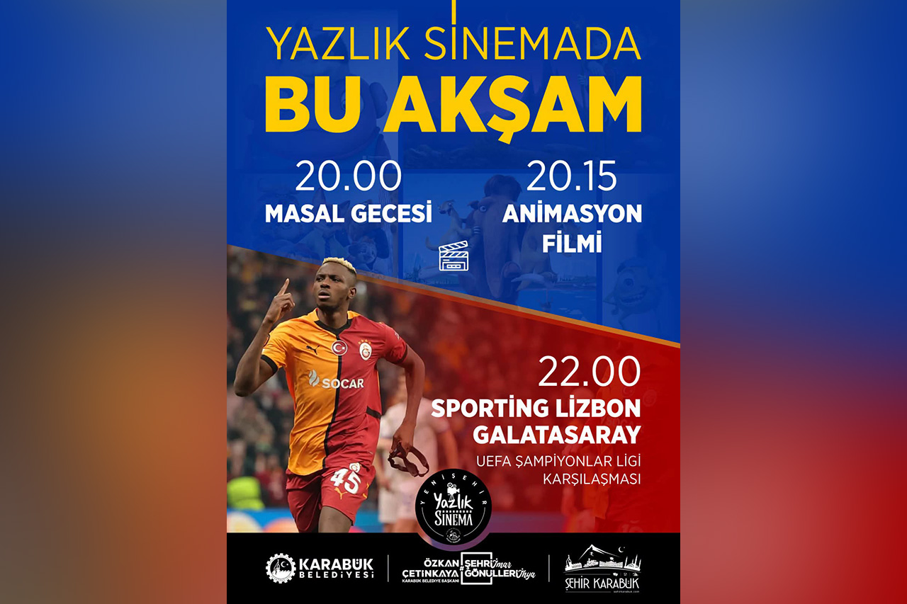 Şampiyonlar Ligi Heyecanı Yenişehir Yazlık Sinema’da!
