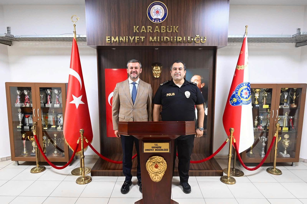 Başkan Çetinkaya’dan İl Emniyet Müdürümüz Sayın Osman Tınmazol’a İadeiziyaret