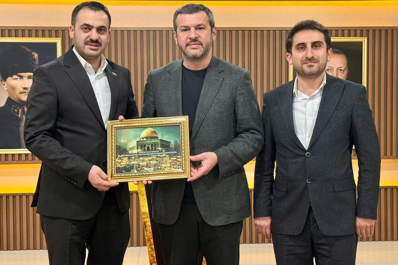 TÜGVA Yöneticilerinden Başkan Çetinkaya’ya Ziyaret