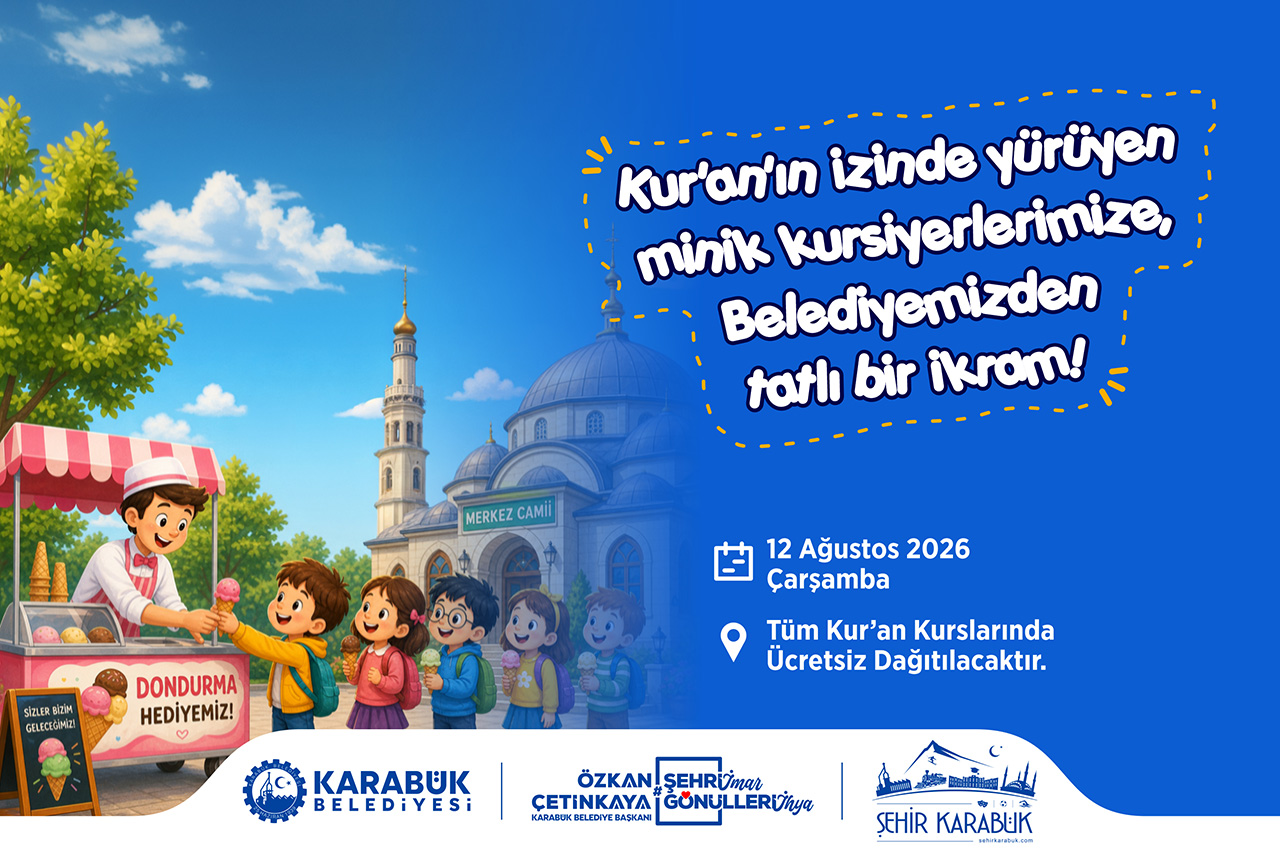 Kur'an'ın İzinde Yürüyen Minik Kursiyerlerimize, Belediyemizden Tatlı Bir İkram!