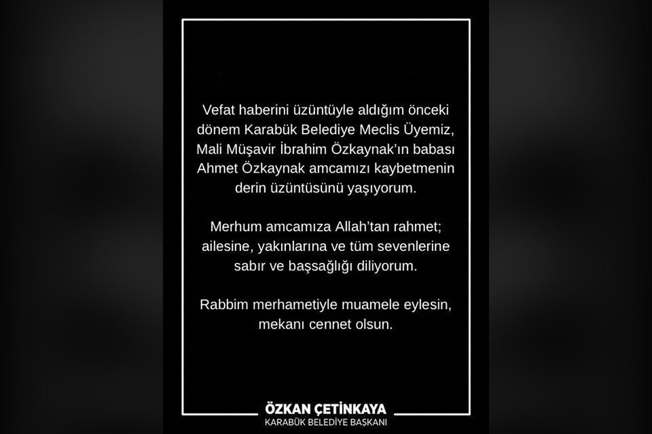 Vefat ve Başsağlığı