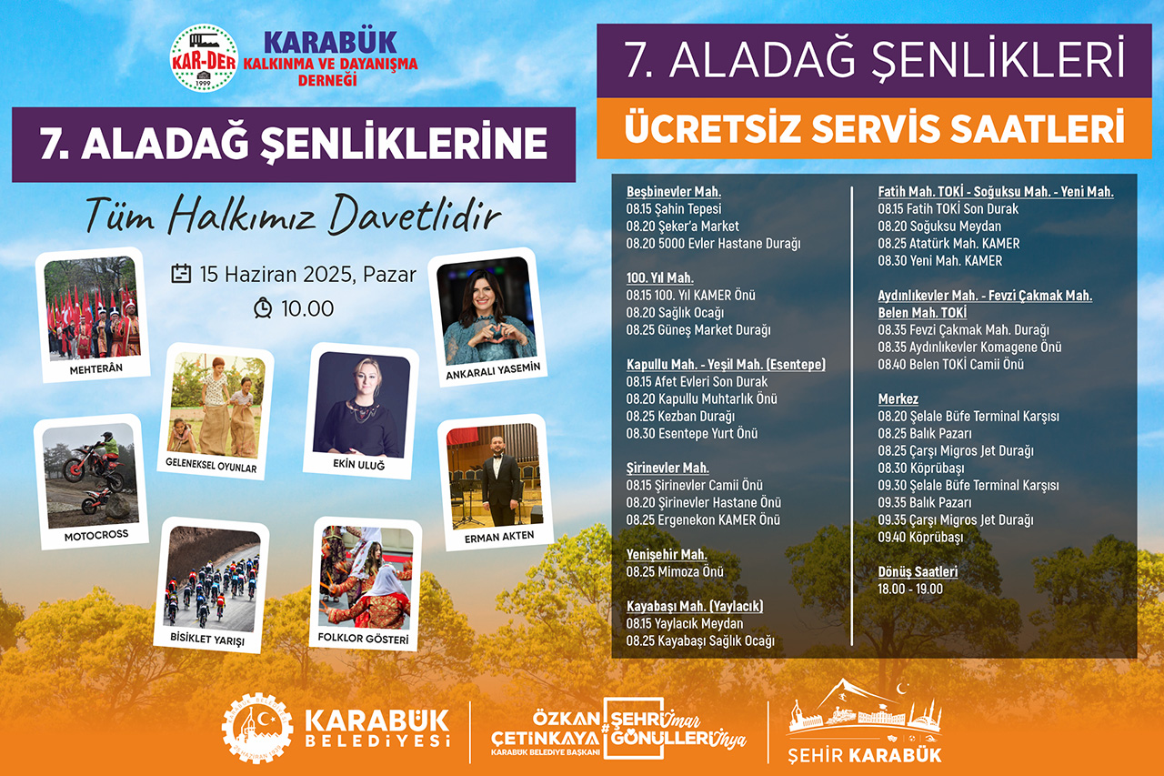 7. Aladağ Şenlikleri’nde Hep Birlikteyiz