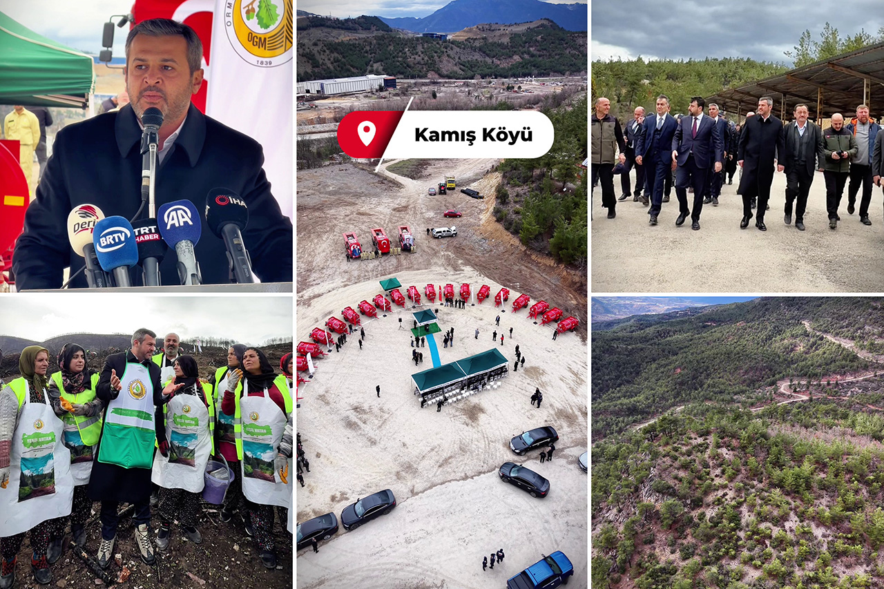 Başkan Çetinkaya Kamış Köyünde Tohum Dikimi Gerçekleştirdi