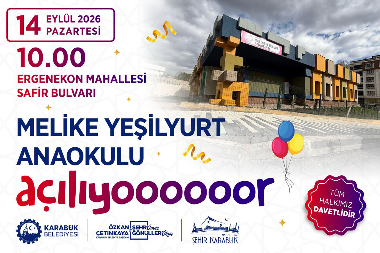 Melike Yeşilyurt Anaokulu Açılıyor