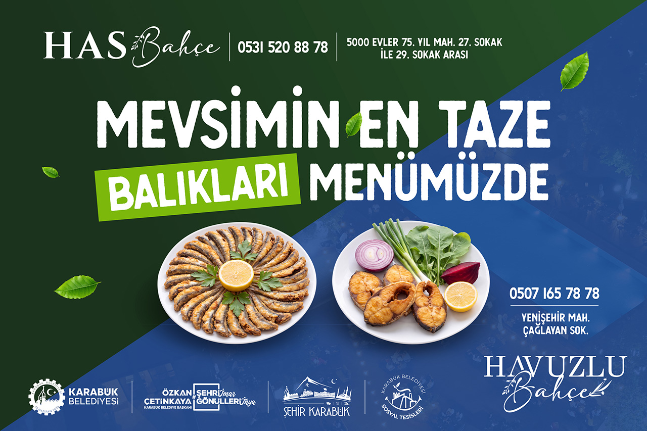 Taze Balık, Kaliteli Hizmet, Ekonomik Fiyat!