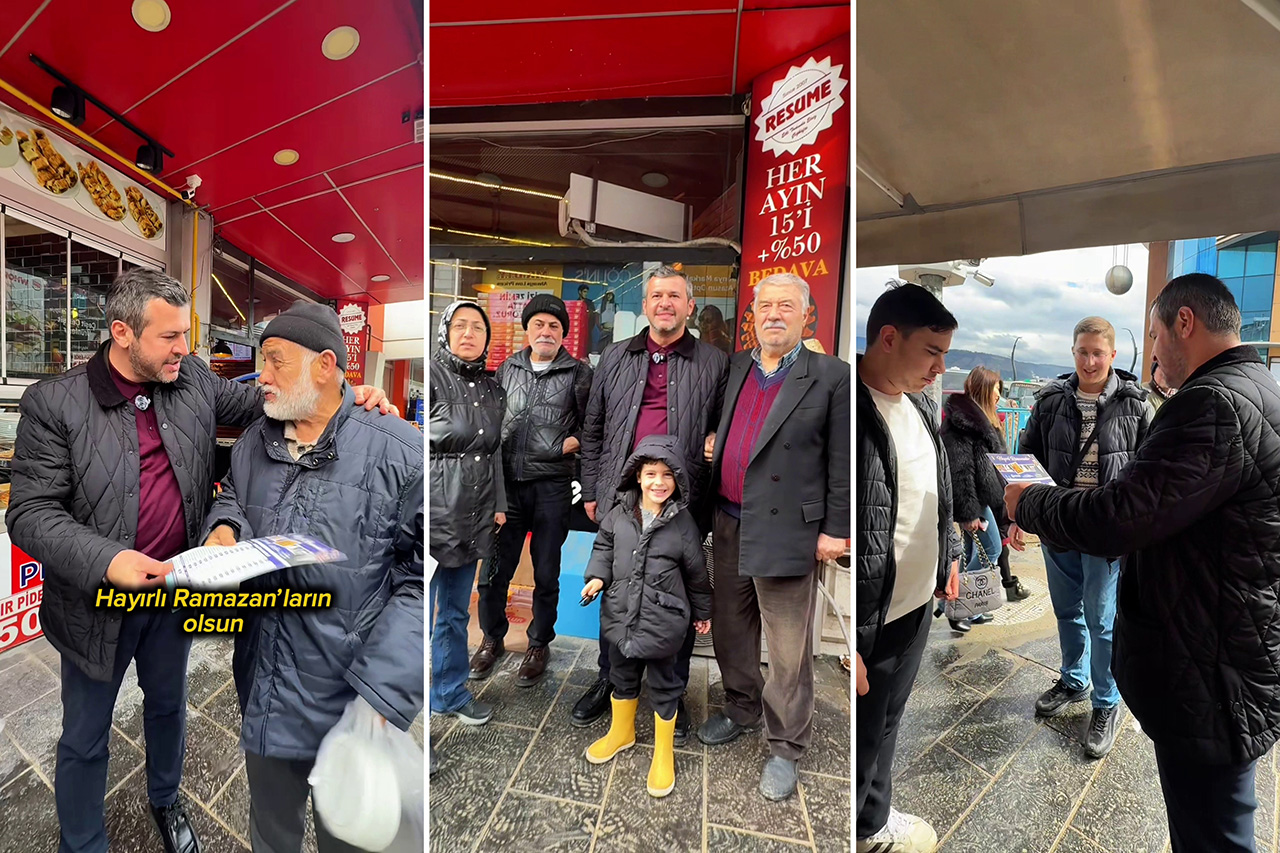 Başkan Çetinkaya Esnaflarımızı ve Hemşehrilerimizi Ziyaret Ederek İmsakiye Dağıttı