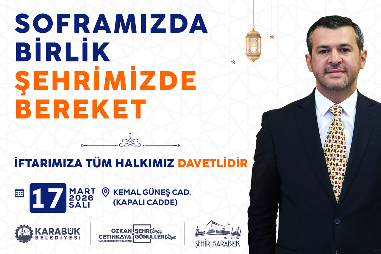Karabük Belediyesi’nden Kemal Güneş Caddesi’nde Büyük İftar Buluşması
