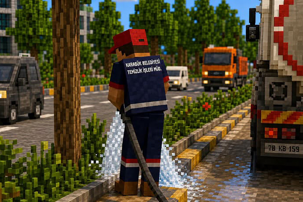 Minecraft Karabük Edition: Her Blokta Hizmet