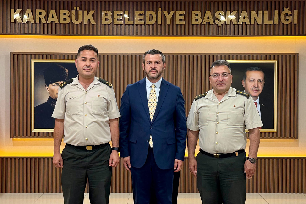 Kastamonu Askeralma Bölge Başkanı Aktaş ve Zonguldak Askerlik Şubesi Başkanı Kafalı’dan Başkan Çetinkaya’ya Ziyaret