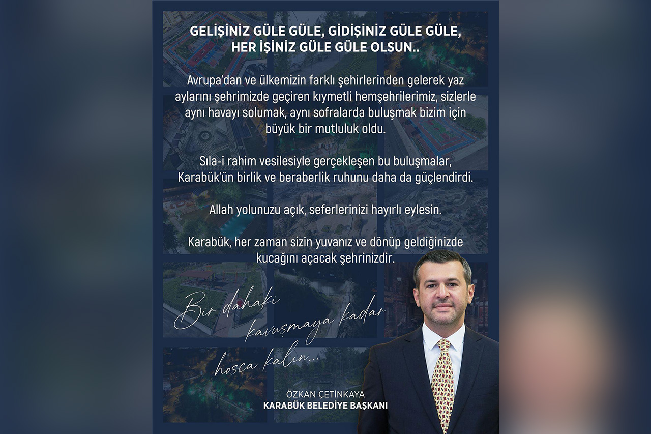 Başkan Çetinkaya: 