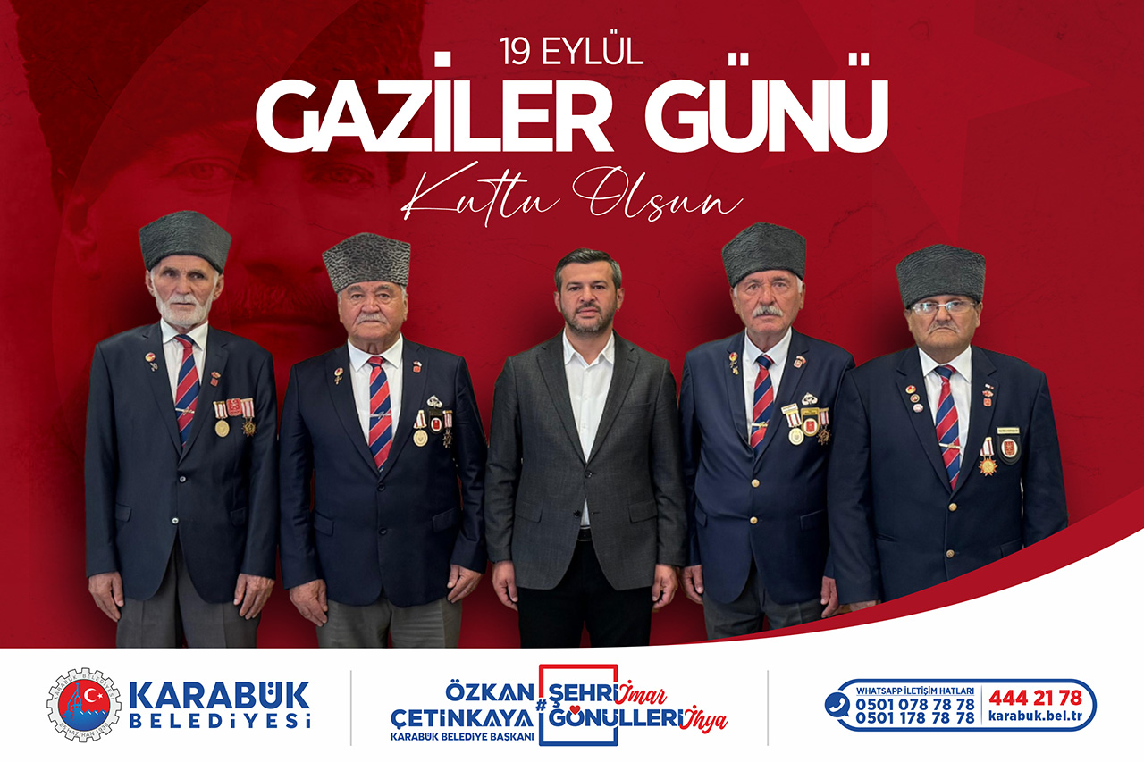 Başkan Çetinkaya’dan 19 Eylül Gaziler Günü Mesajı