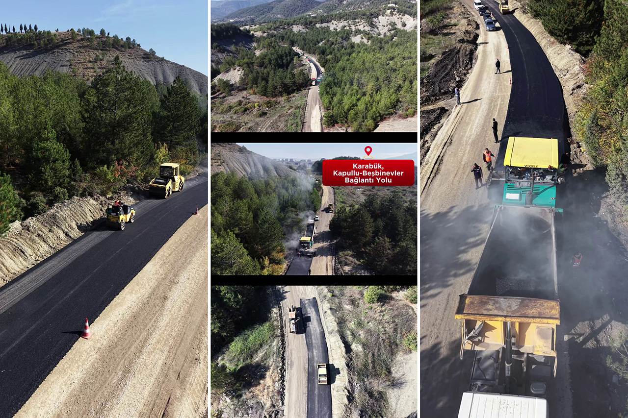Kapullu - Beşbinevler Bağlantı Yolunda Çalışmalarımız Aralıksız Devam Ediyor