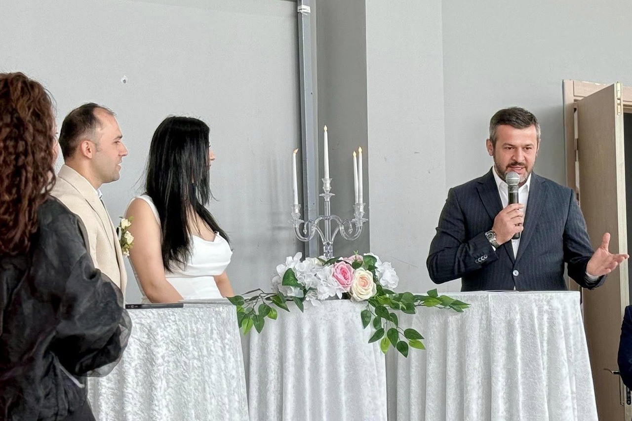 Başkan Çetinkaya, Bodurluoğlu Çiftinin Nikah Akdini Gerçekleştirdi