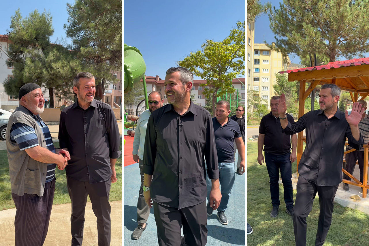 Başkan Çetinkaya, Fatih Mahallesi TOKİ Tema Parkında İncelemelerde Bulundu