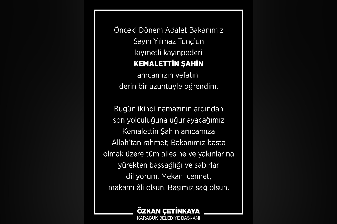 Vefat ve Başsağlığı