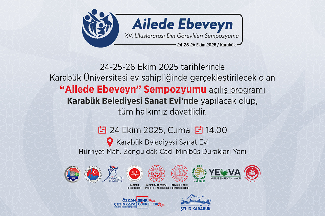 Ailede Ebeveyn Sempozyumuna Davetlisiniz
