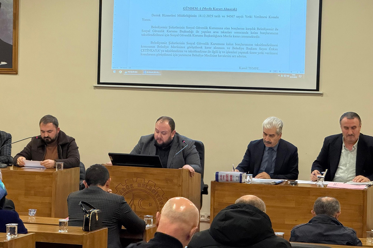 Belediye Meclisimizin Aralık Ayı Olağanüstü Toplantısı Gerçekleştirildi