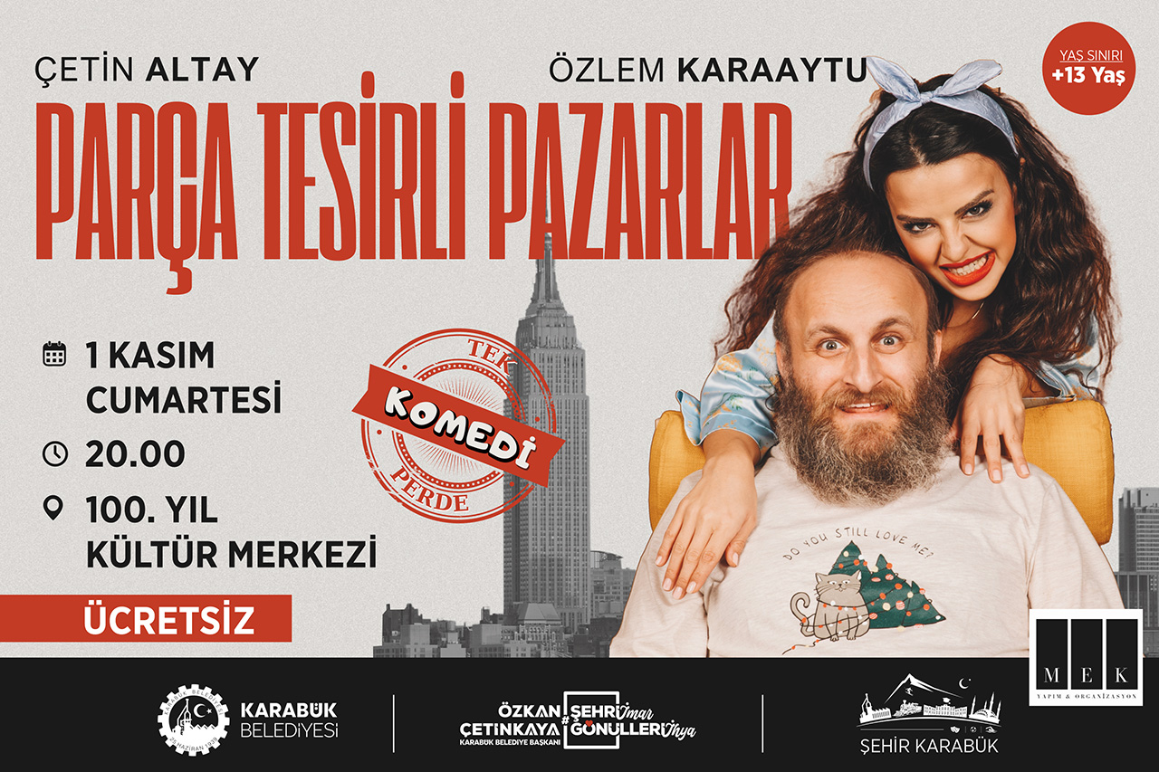 Kahkaha Dolu Bir Akşam Karabük’te!