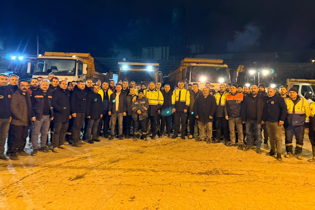 Karabük Belediyesi Kar Yağışına Hazır