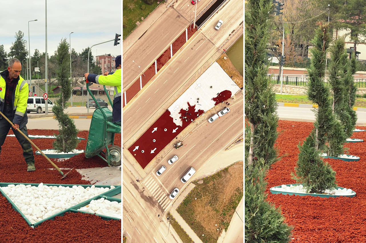 Kardemir Kavşağı’nda Peyzaj Çalışmalarımız Aralıksız Devam Ediyor