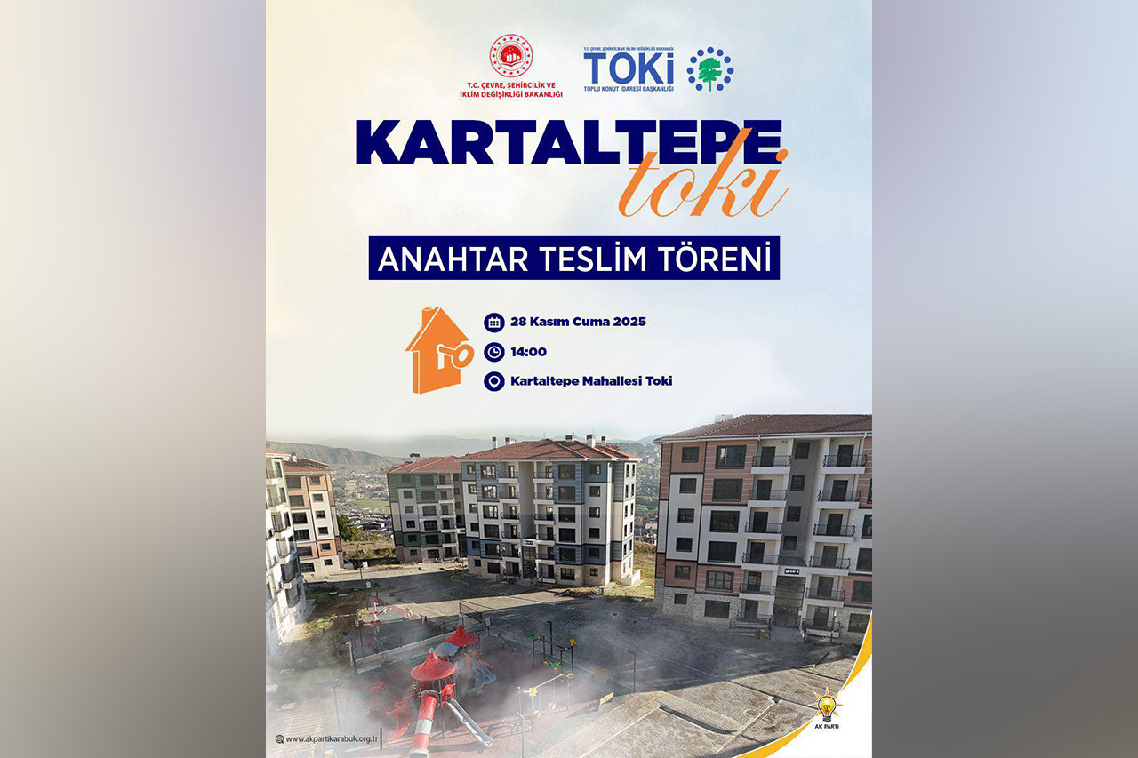Kartaltepe Mahallesi TOKİ Konutlarımızda Anahtar Teslim Heyecanında Buluşuyoruz