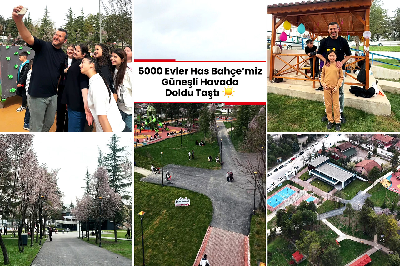 Başkan Çetinkaya, 5000 Evler Has Bahçe Sosyal Tesisini Ziyaret Etti