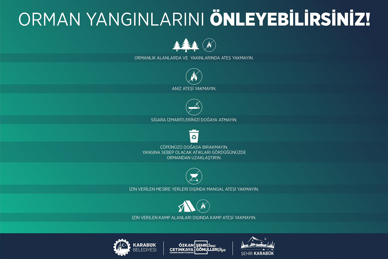 Başkan Çetinkaya’dan Orman Yangınlarına Karşı Duyarlılık Çağrısı