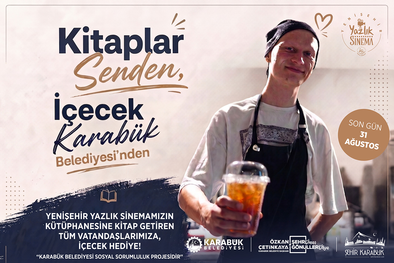 Kitabını Kap Gel, İçeceğin Bizden!