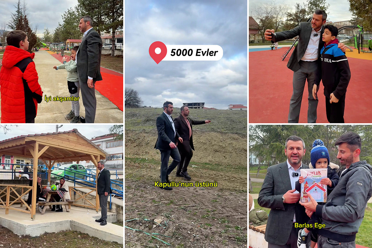 Başkan Çetinkaya 5000 Evler Mahallesini Ziyaret Etti