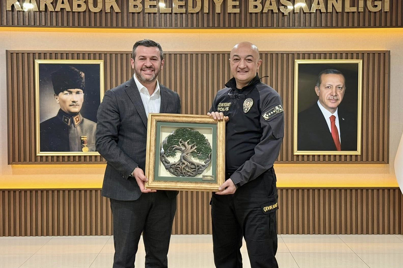 Karabük İl Emniyet Müdürümüz Sayın Ahmet Canver’den Başkan Çetinkaya’ya Ziyaret