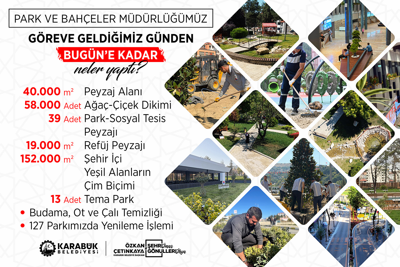 Başkan Çetinkaya ile Karabük’te Yeşil Dönüşüm Hız Kazandı