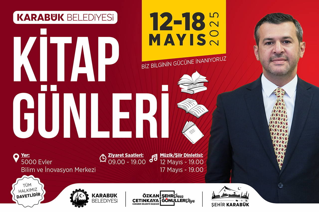 Karabük Belediyesi, Kitap Günleri ile Kapılarını Kitapseverlere Açıyor