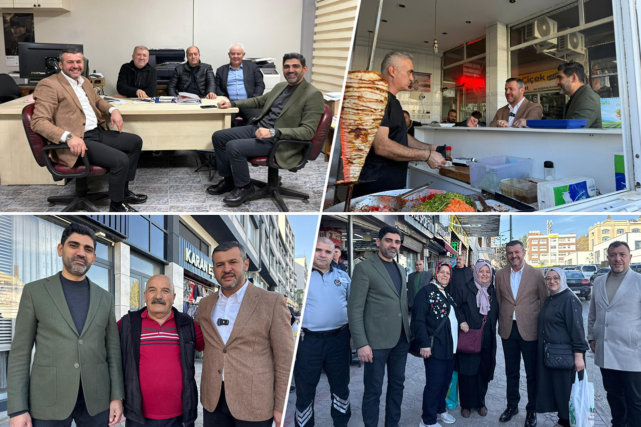 Başkan Çetinkaya ve Ferhat Salt’tan Esnaf Ziyareti