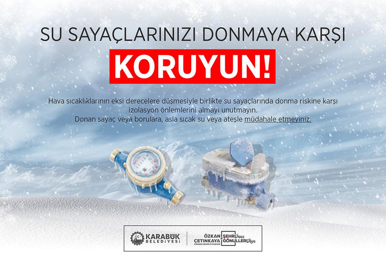 Su Sayaçlarınızı Donmaya Karşı Koruyun
