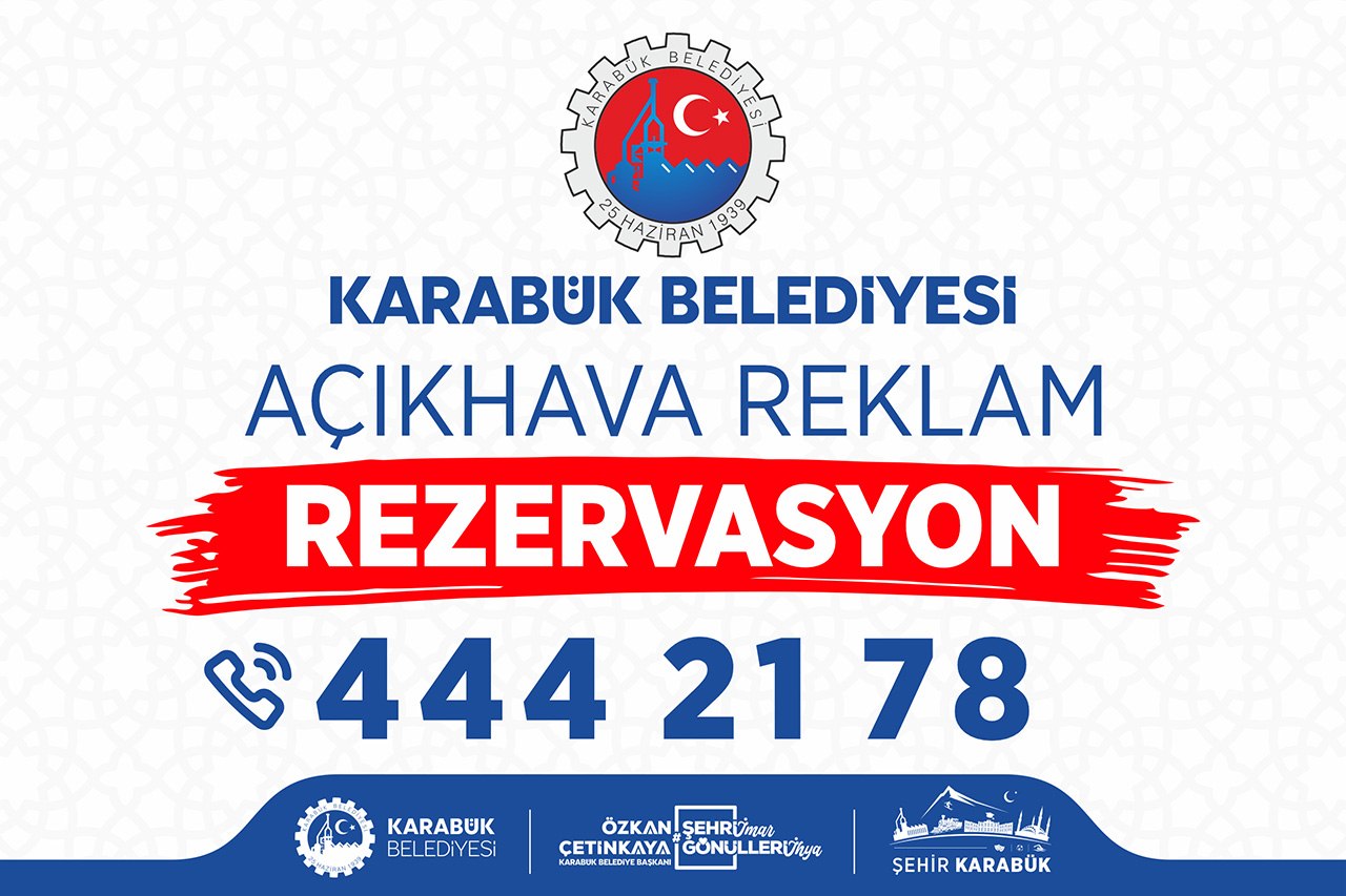 Açık Hava Reklam Rezervasyon: 444 21 78
