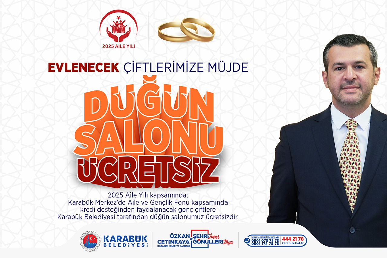Belediye Başkanımız Özkan Çetinkaya’dan Evlenecek Gençlere Büyük Destek