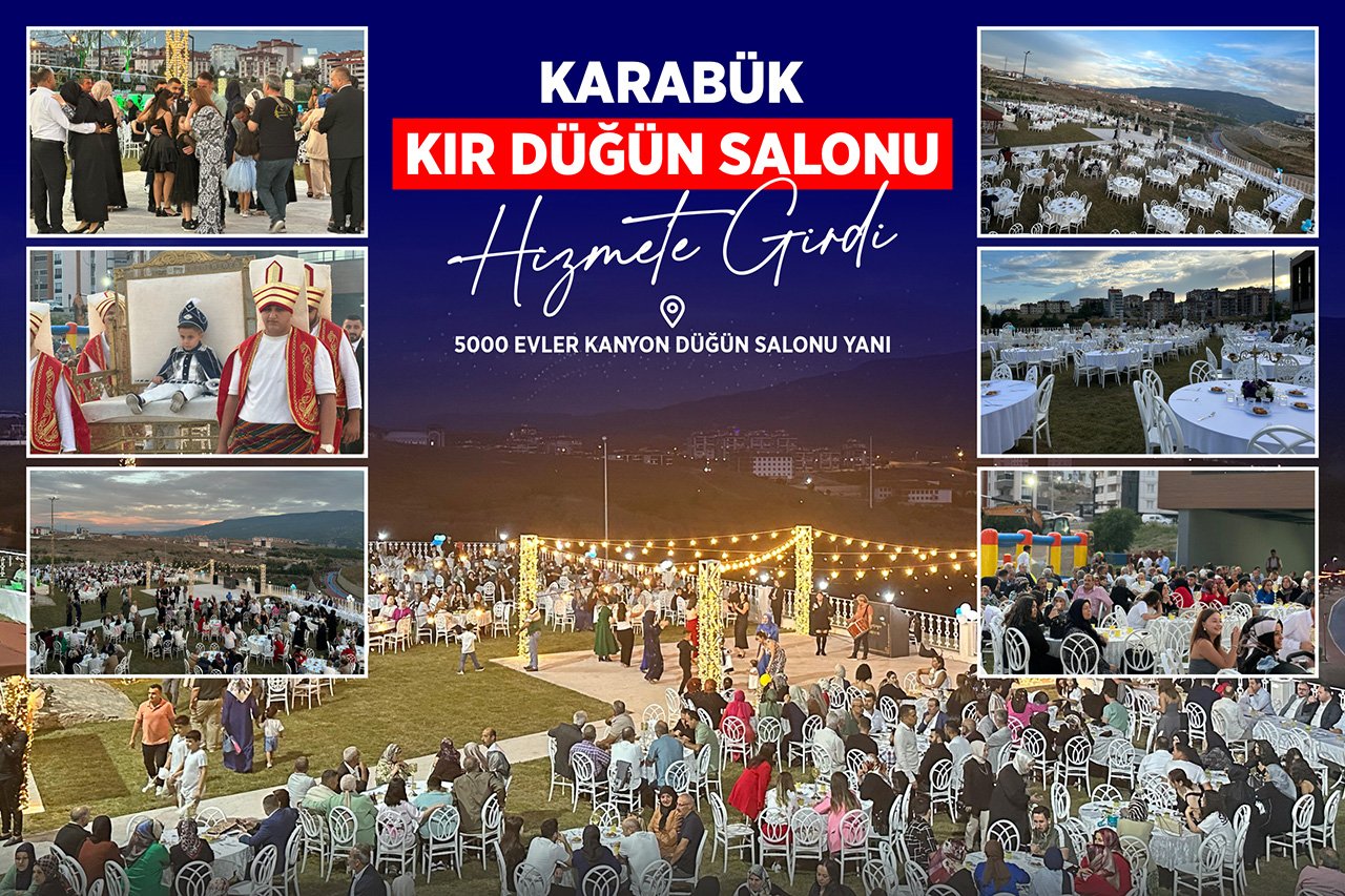 Kır Düğün Salonu Hizmete Girdi